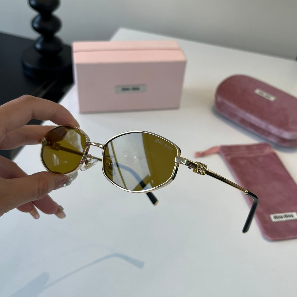 Miu Miu Cat-Eye Brown Lens Sunglasses for Men & Women - 466148 - detail image 9
