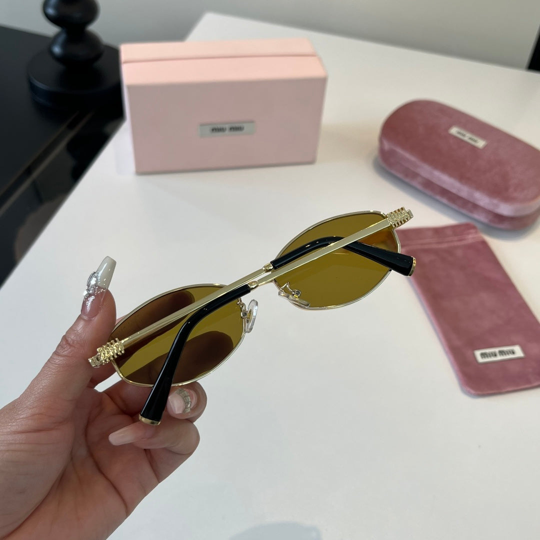 Miu Miu Cat-Eye Brown Lens Sunglasses for Men & Women - 466148 - detail image 8