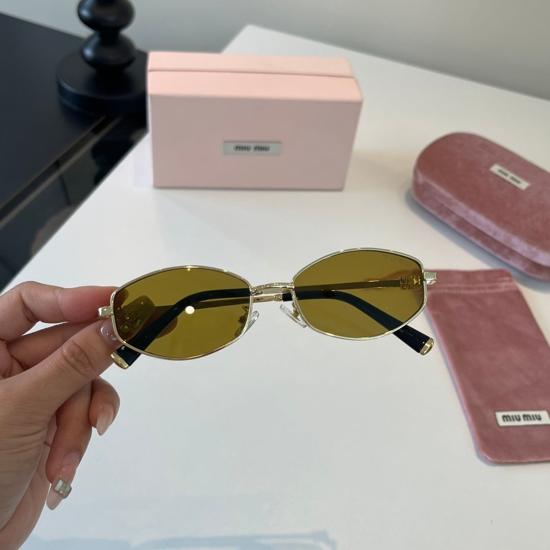 Miu Miu Cat-Eye Brown Lens Sunglasses for Men & Women - 466148 - detail image 5