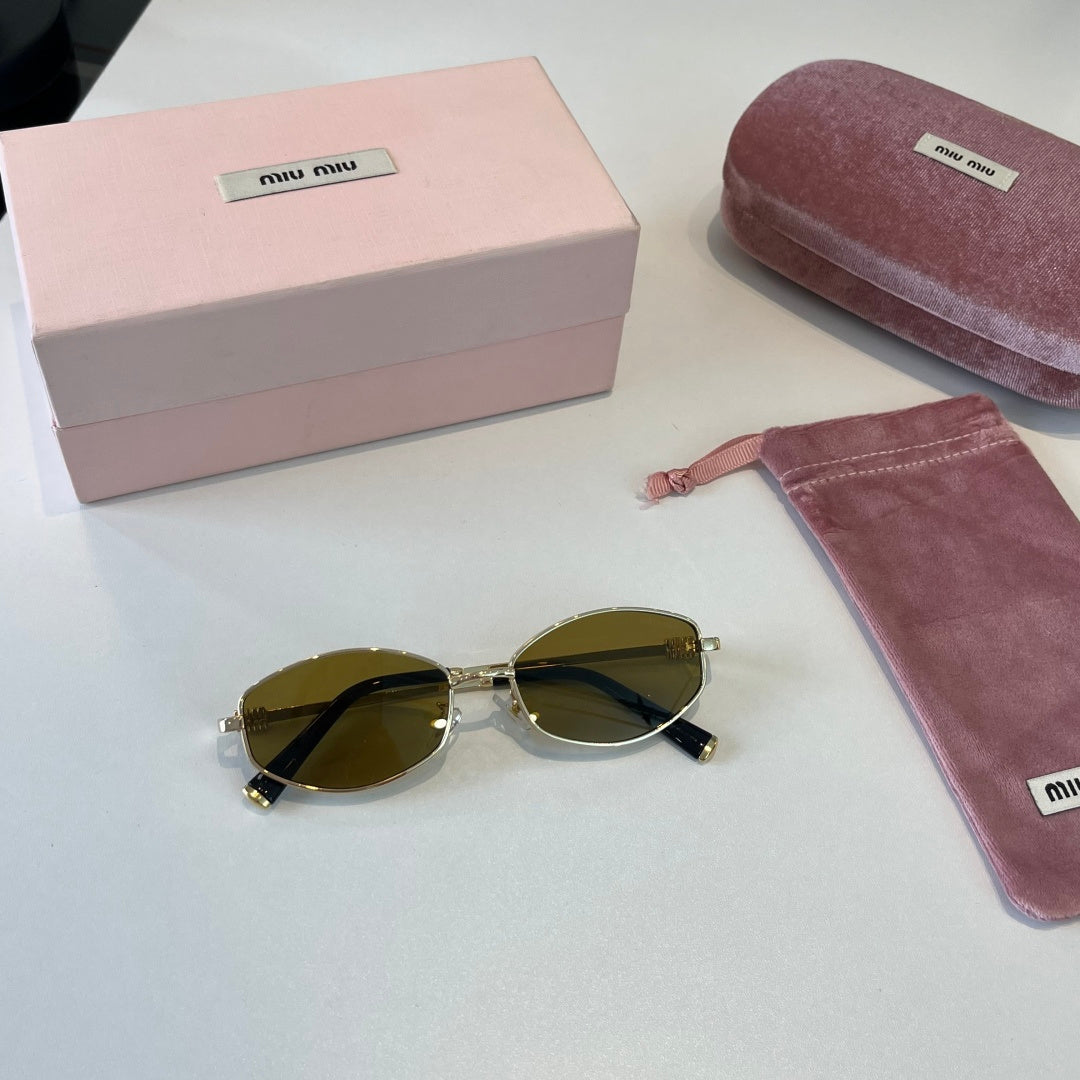 Miu Miu Cat-Eye Brown Lens Sunglasses for Men & Women - 466148 - detail image 4