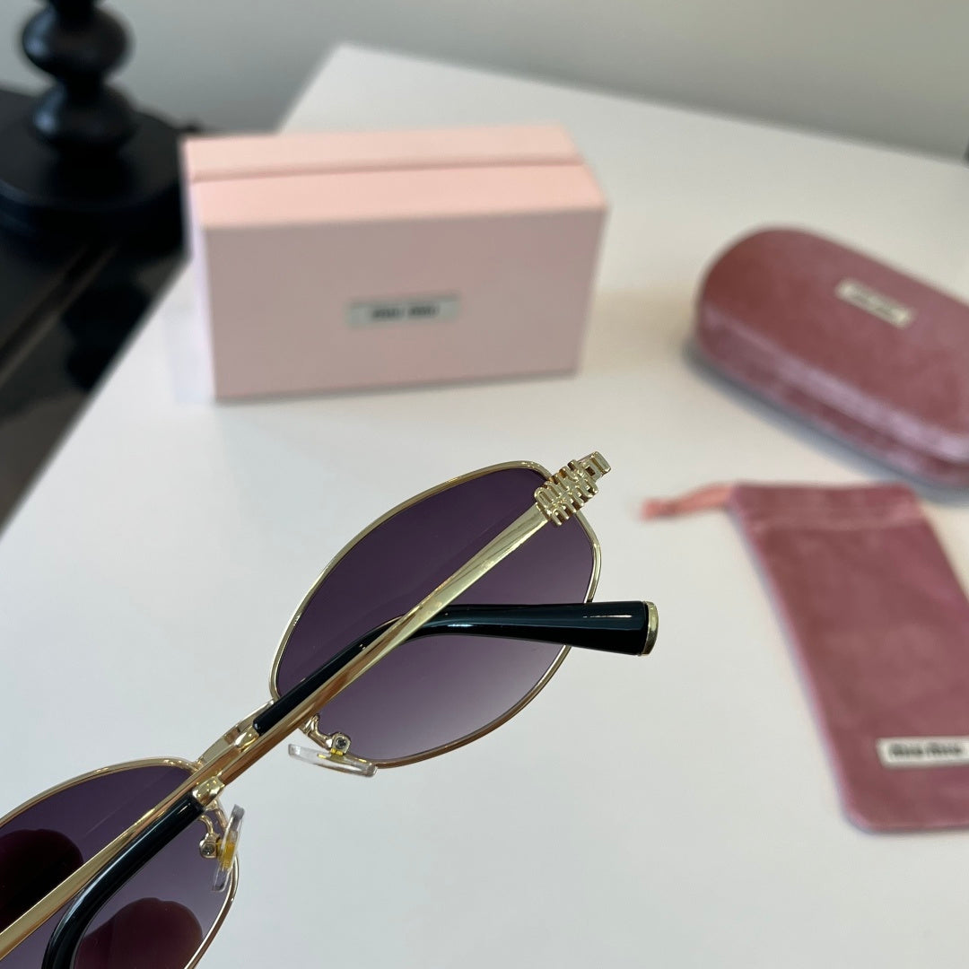 Miu Miu Cat-Eye Silver Lens Sunglasses for Men & Women - 466149 - detail image 7
