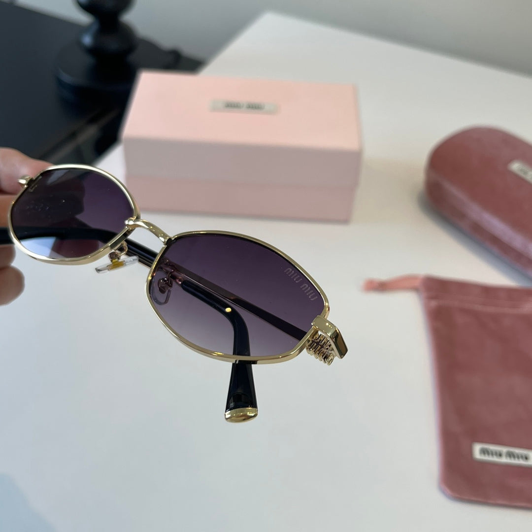 Miu Miu Cat-Eye Silver Lens Sunglasses for Men & Women - 466149 - detail image 6