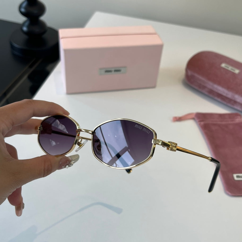 Miu Miu Cat-Eye Silver Lens Sunglasses for Men & Women - 466149 - detail image 4