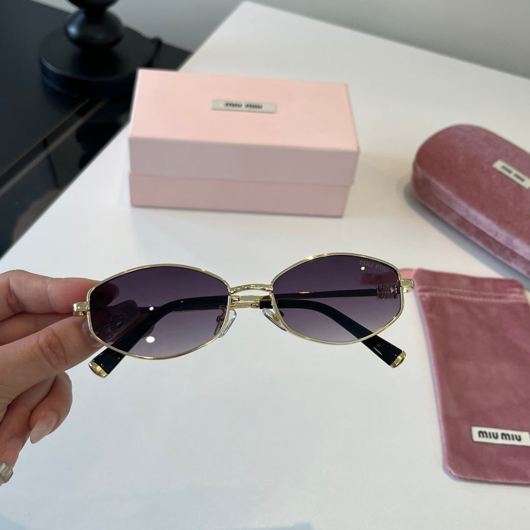 Miu Miu Cat-Eye Silver Lens Sunglasses for Men & Women - 466149 - detail image 5