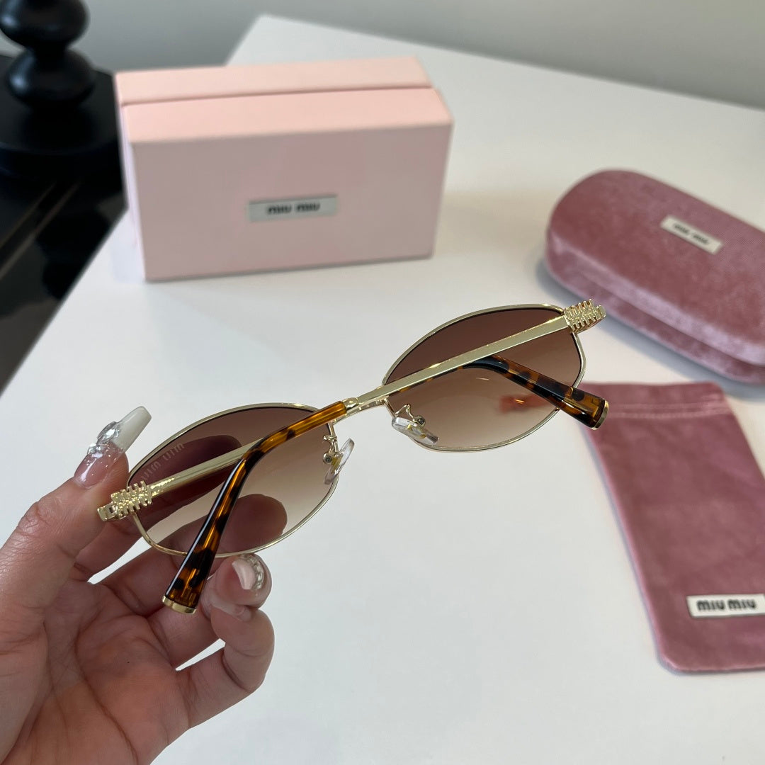 Miu Miu Cat-Eye Silver Lens Sunglasses for Men & Women - 432584 - detail image 8