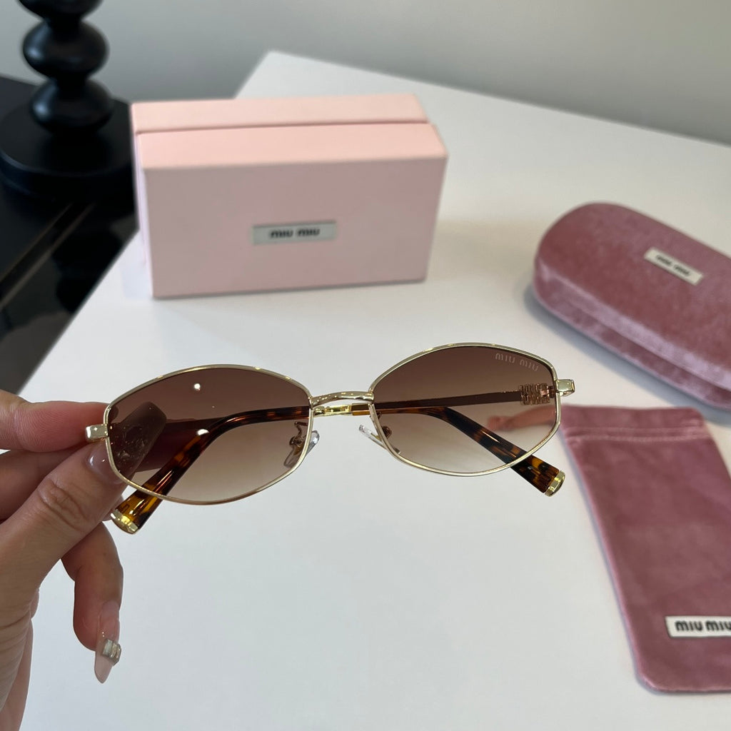 Miu Miu Cat-Eye Silver Lens Sunglasses for Men & Women - 466150 - detail image 5
