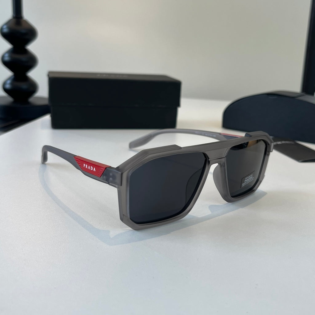 Prada Fashion Black Lens Sunglasses for Men & Women - 372091