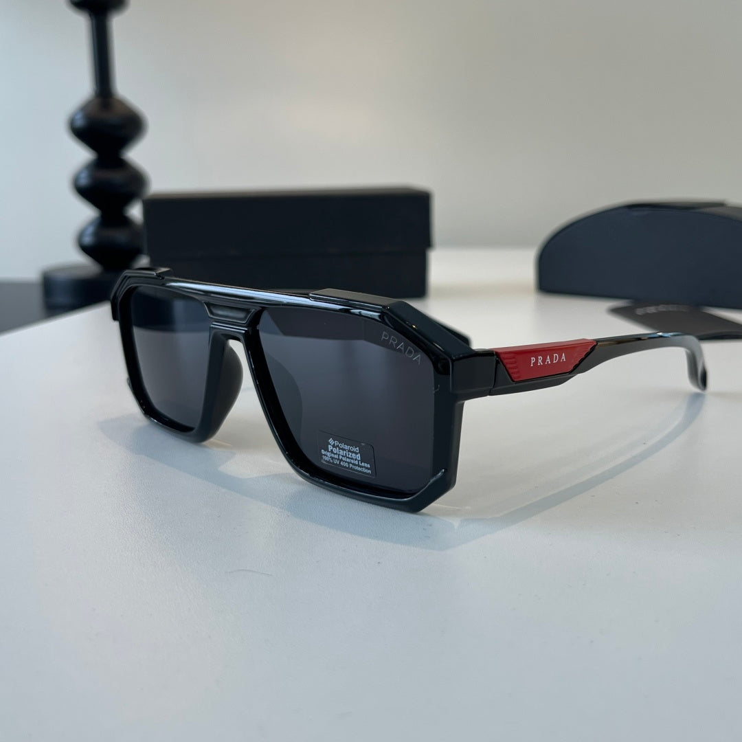 Prada Fashion Black Lens Sunglasses for Men & Women - 372092 - detail image 3