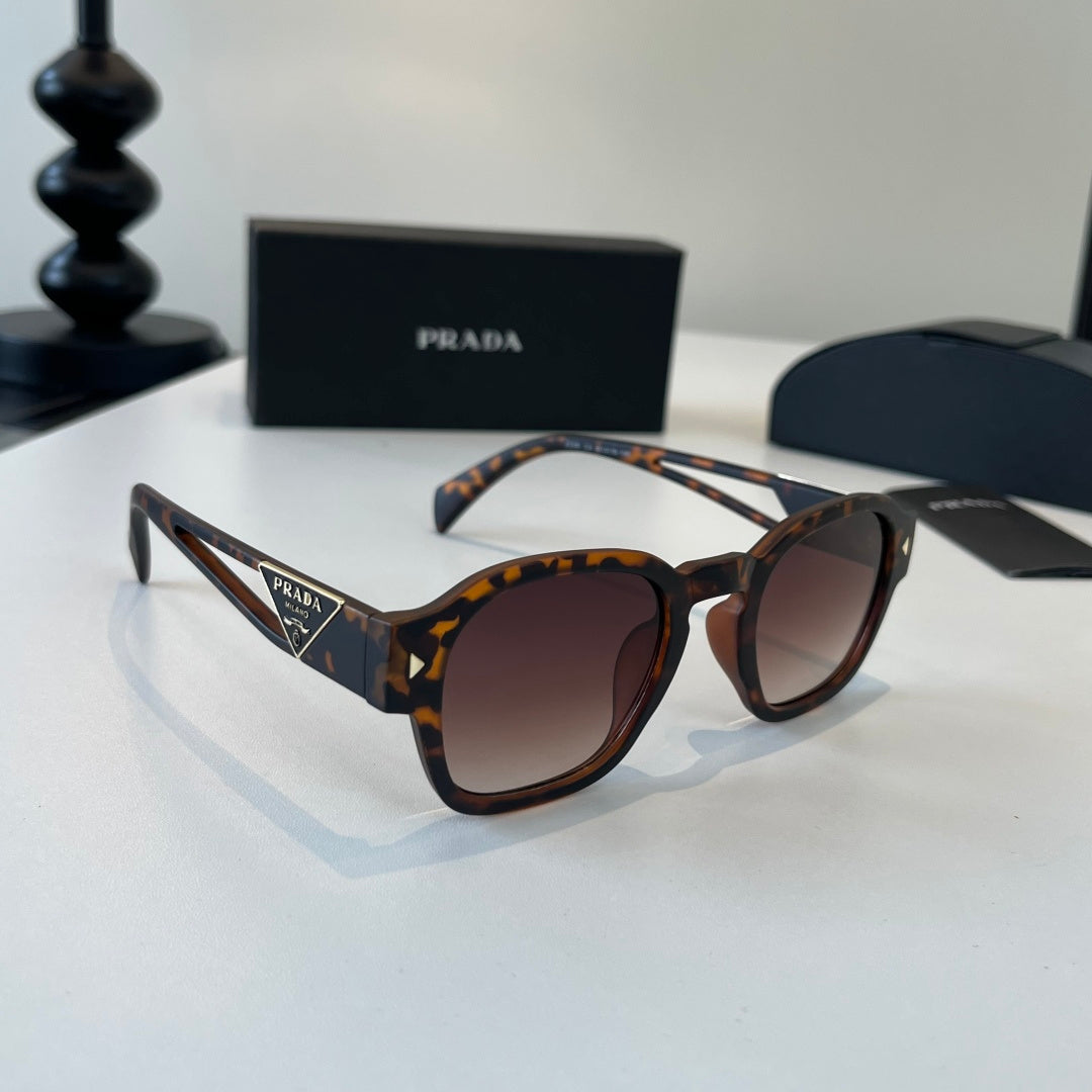 Prada Fashion Black Lens Sunglasses for Men & Women - 372093
