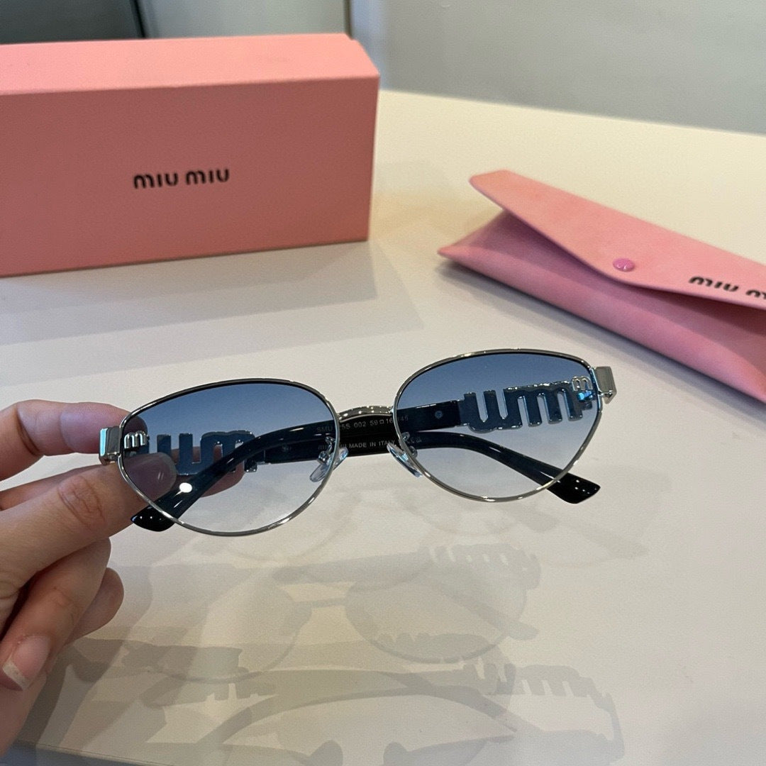 Miu Miu Cat-Eye Silver Lens Sunglasses for Men & Women - 487634 - detail image 5
