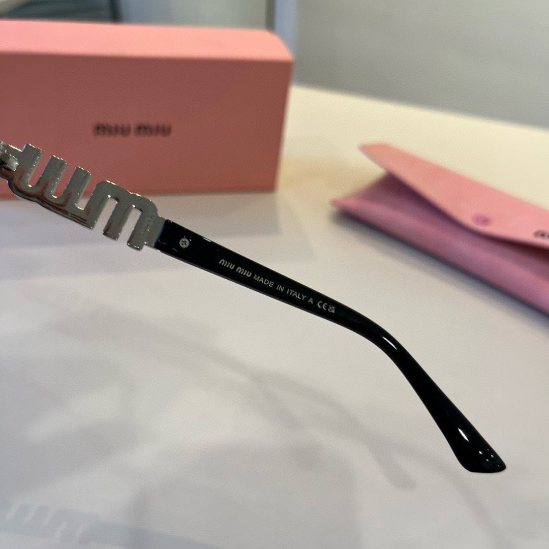 Miu Miu Cat-Eye Silver Lens Sunglasses for Men & Women - 487634 - detail image 9