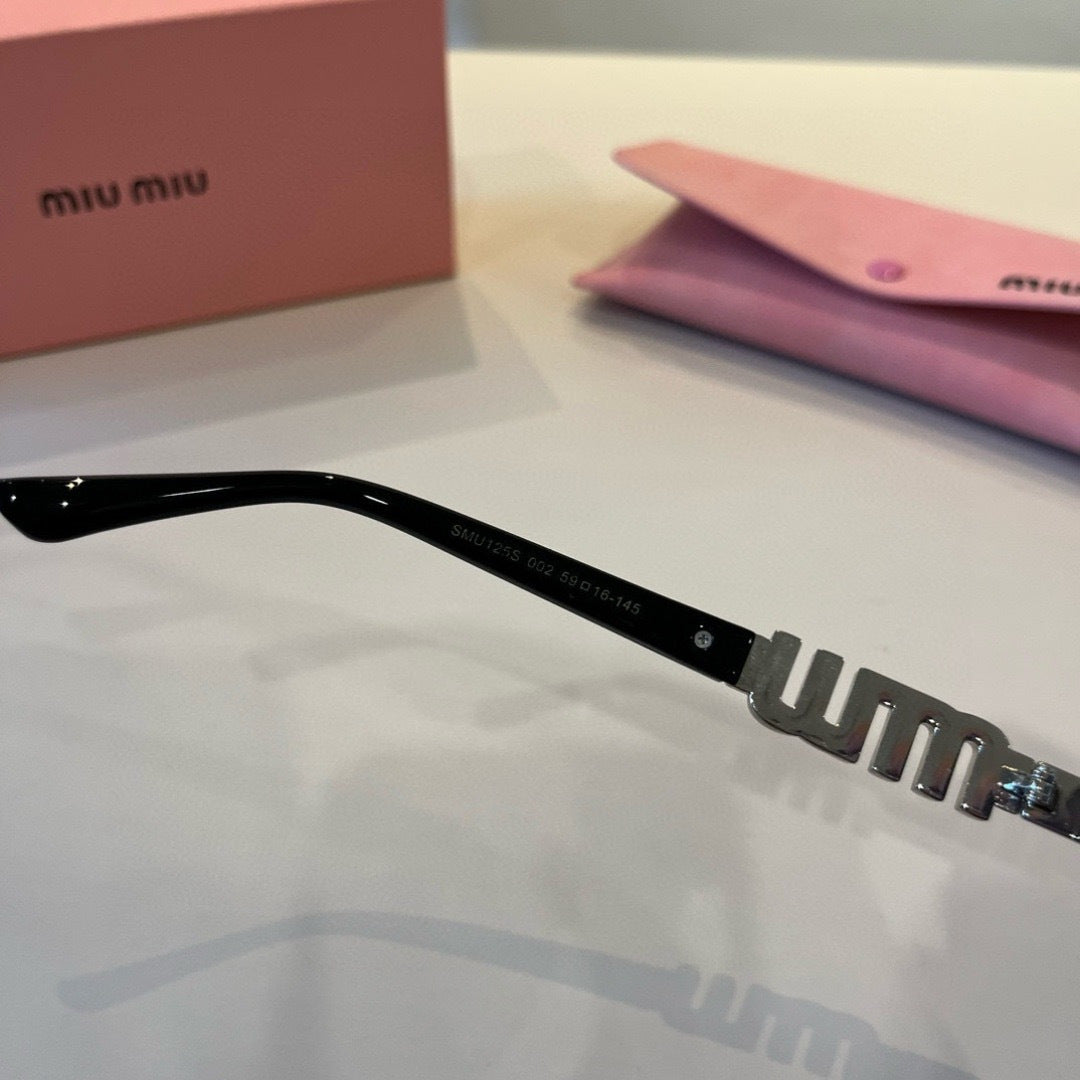 Miu Miu Cat-Eye Silver Lens Sunglasses for Men & Women - 487634 - detail image 10