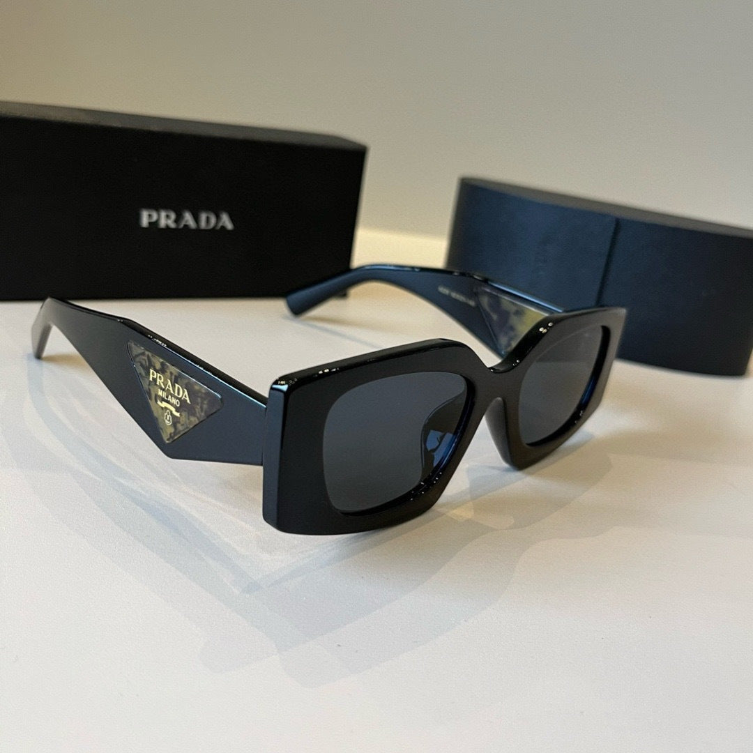 Prada Fashion Black Lens Sunglasses for Men & Women - 382656