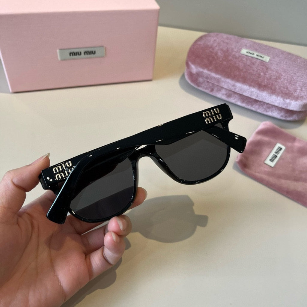 Miu Miu SMUO7S Square Black Lens Sunglasses for Men & Women - 399230 - detail image 7