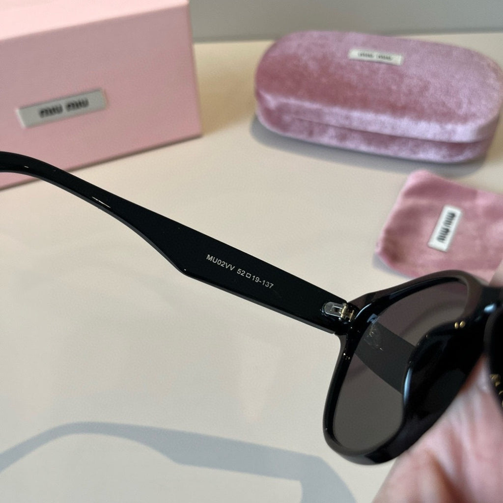 Miu Miu SMUO7S Square Black Lens Sunglasses for Men & Women - 399230 - detail image 6