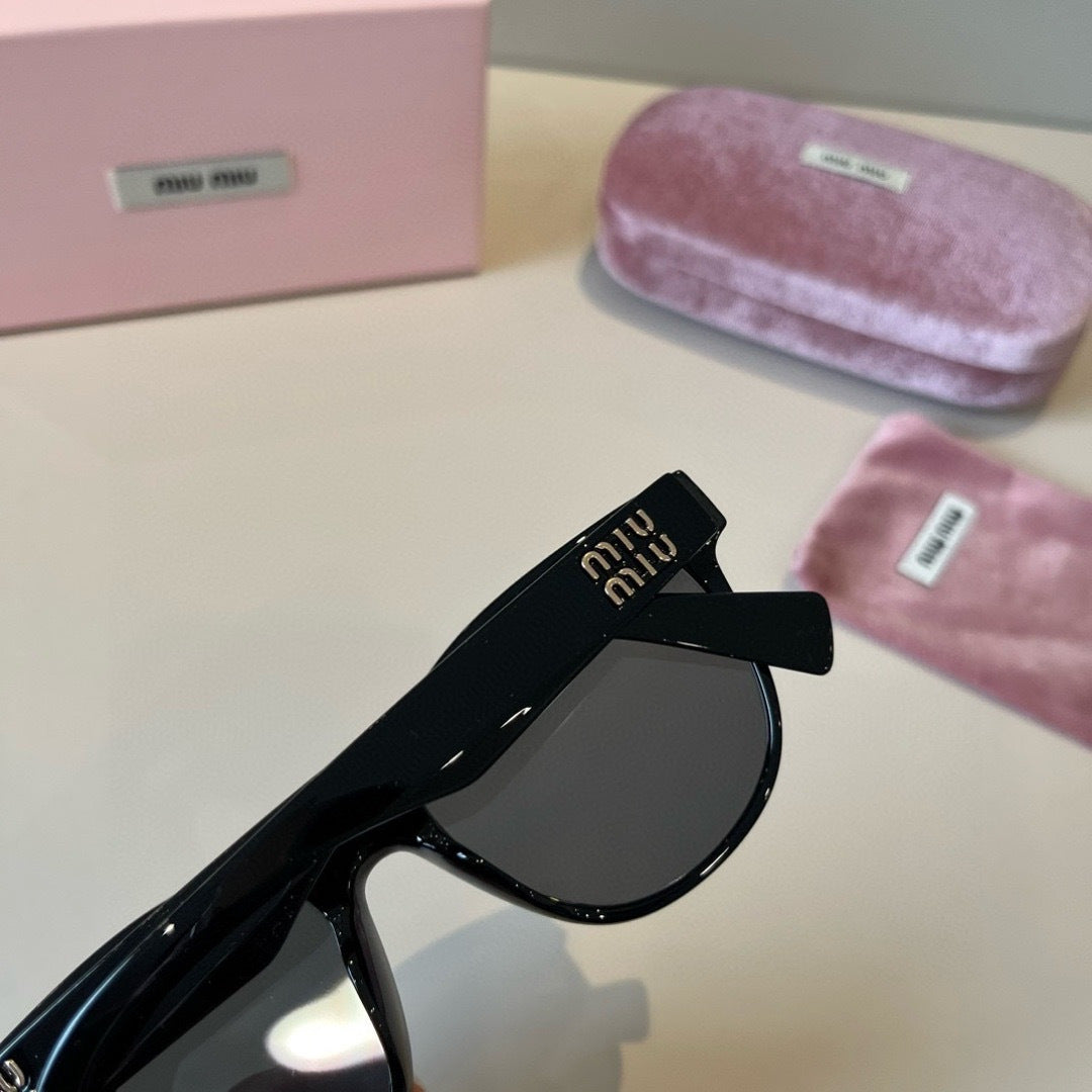 Miu Miu SMUO7S Square Black Lens Sunglasses for Men & Women - 399230 - detail image 8