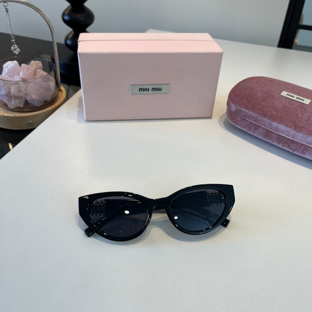 Miu Miu Cat-Eye Black Lens Sunglasses for Men & Women - 449717 - detail image 5