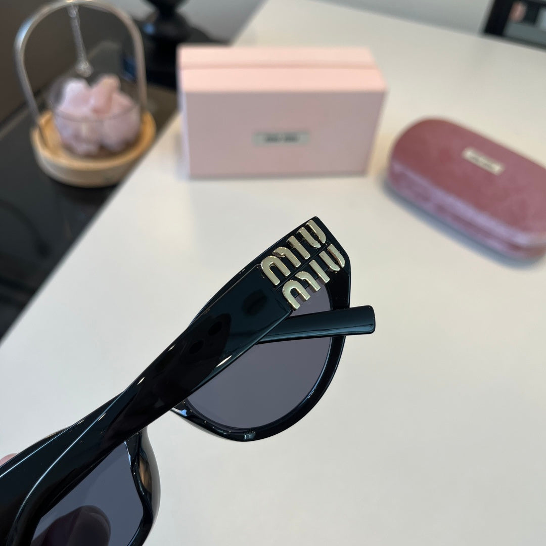 Miu Miu Cat-Eye Black Lens Sunglasses for Men & Women - 449717 - detail image 8