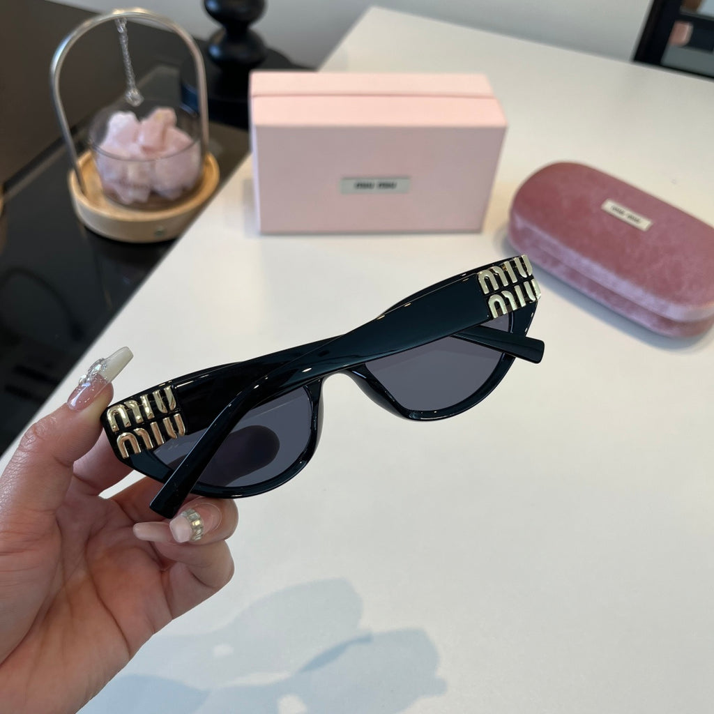 Miu Miu Cat-Eye Black Lens Sunglasses for Men & Women - 487639 - detail image 9