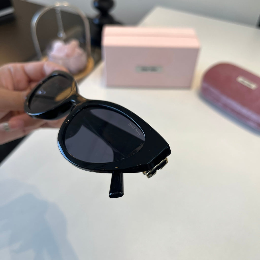 Miu Miu Cat-Eye Black Lens Sunglasses for Men & Women - 487639 - detail image 7