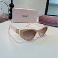 Miu Miu Cat-Eye Brown Lens Sunglasses for Men & Women - 449718