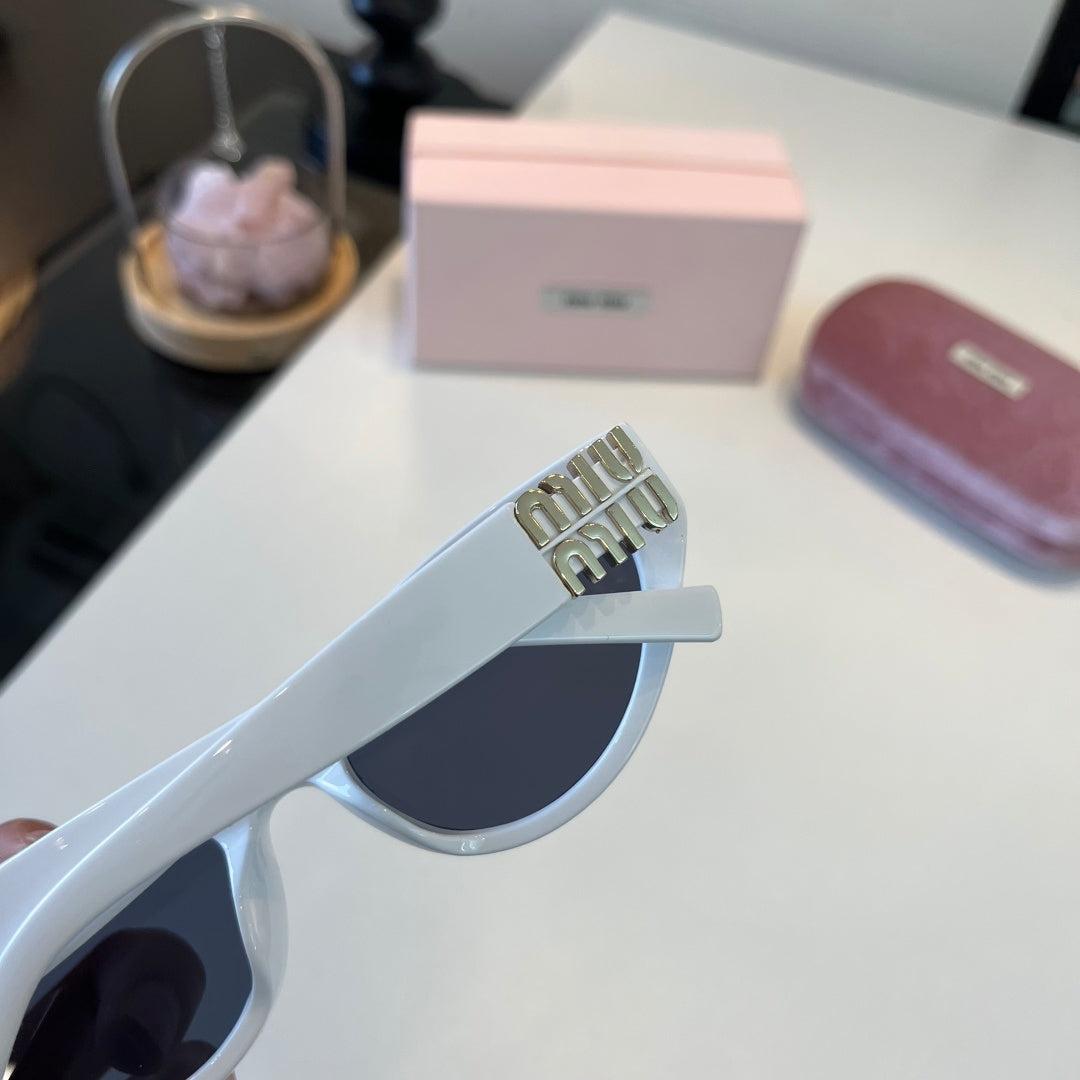 Miu Miu Cat-Eye Silver Lens Sunglasses for Men & Women - 487641 - detail image 8