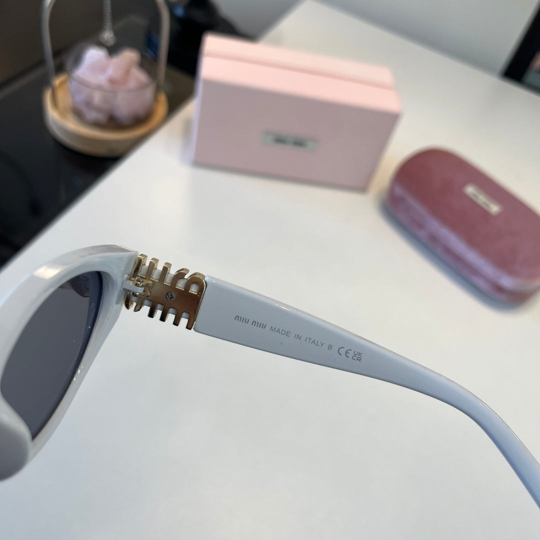 Miu Miu Cat-Eye Silver Lens Sunglasses for Men & Women - 449719 - detail image 10