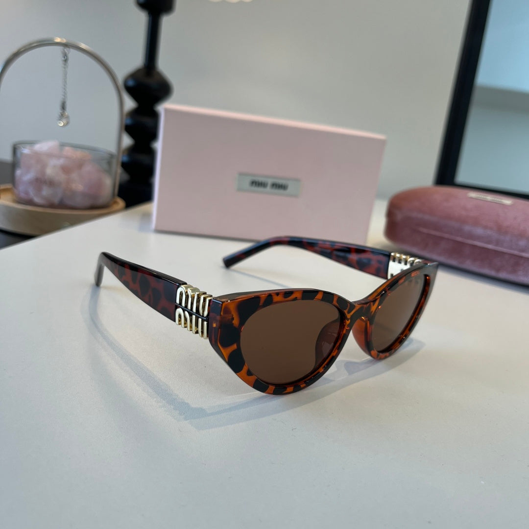 Miu Miu Cat-Eye Brown Lens Sunglasses for Men & Women - 487642
