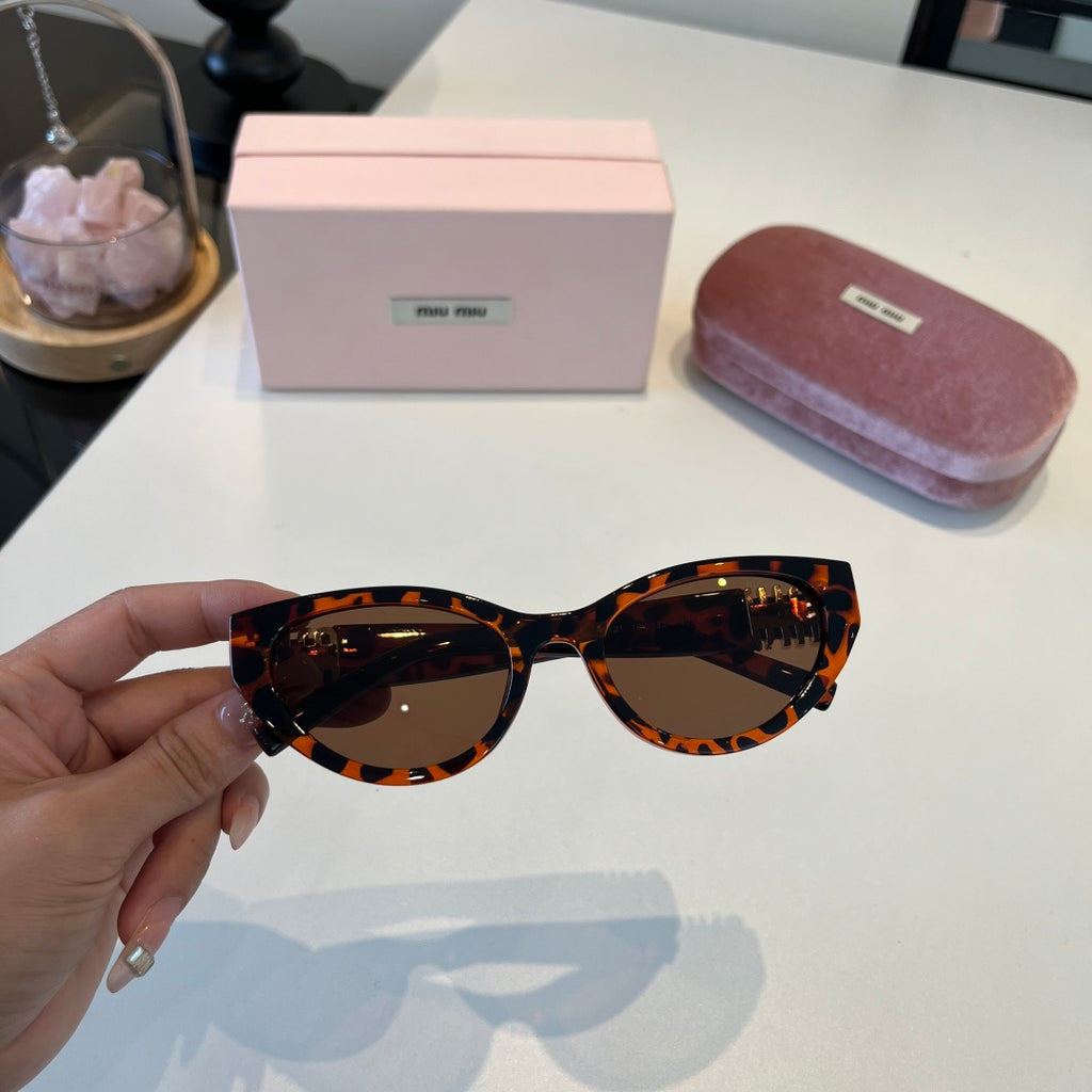 Miu Miu Cat-Eye Brown Lens Sunglasses for Men & Women - 487642 - detail image 6