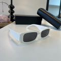Balenciaga Rectangular Silver Lens Sunglasses for Men & Women - 158565