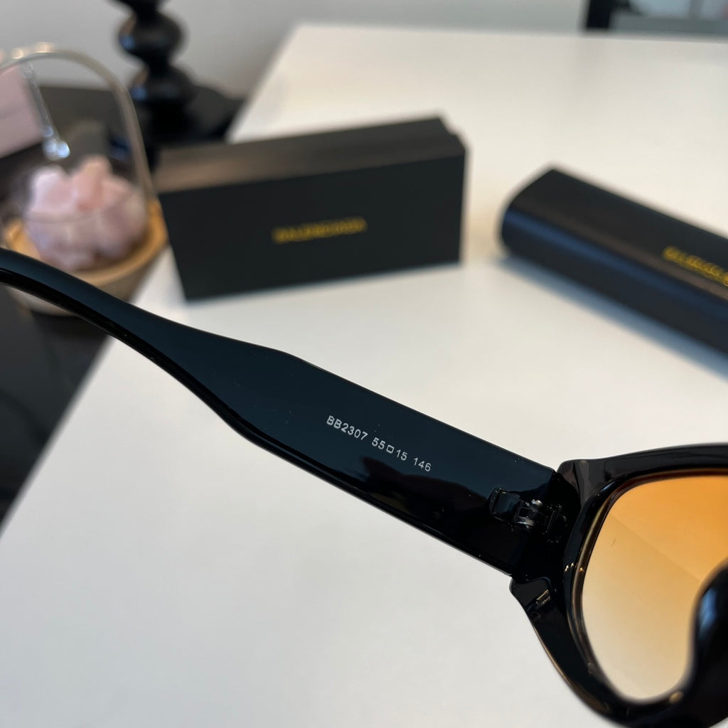 Balenciaga Rectangular Brown Lens Sunglasses for Men & Women - 416134 - detail image 8