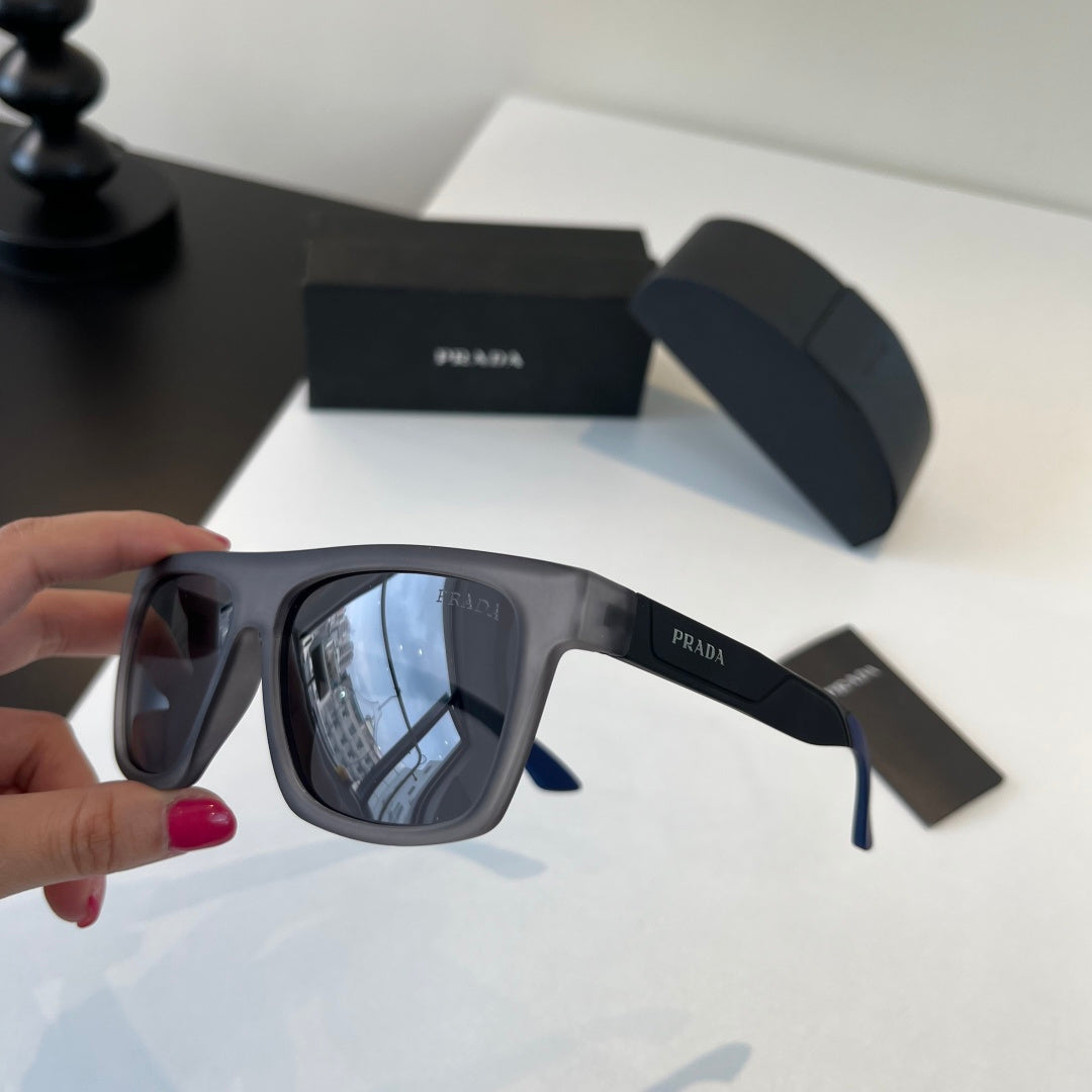 Prada Polarized Fashion Black Lens Sunglasses for Men - 358431 - detail image 4