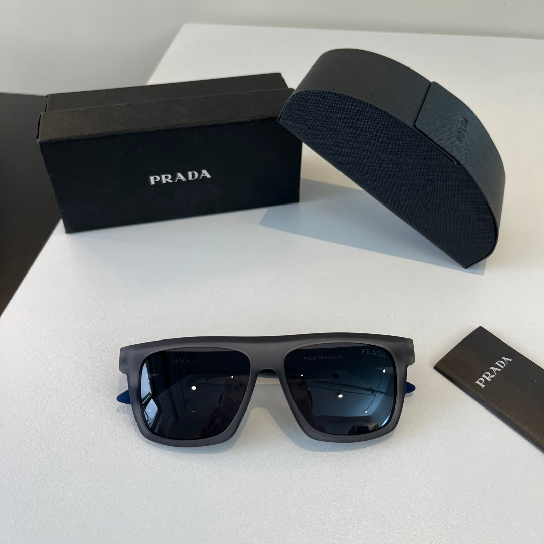 Prada Polarized Fashion Black Lens Sunglasses for Men - 358431 - detail image 5