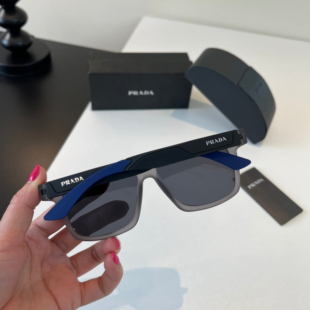 Prada Polarized Fashion Black Lens Sunglasses for Men - 358431 - detail image 9