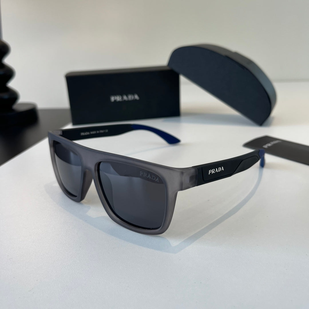 Prada Polarized Fashion Black Lens Sunglasses for Men - 358431 - detail image 3