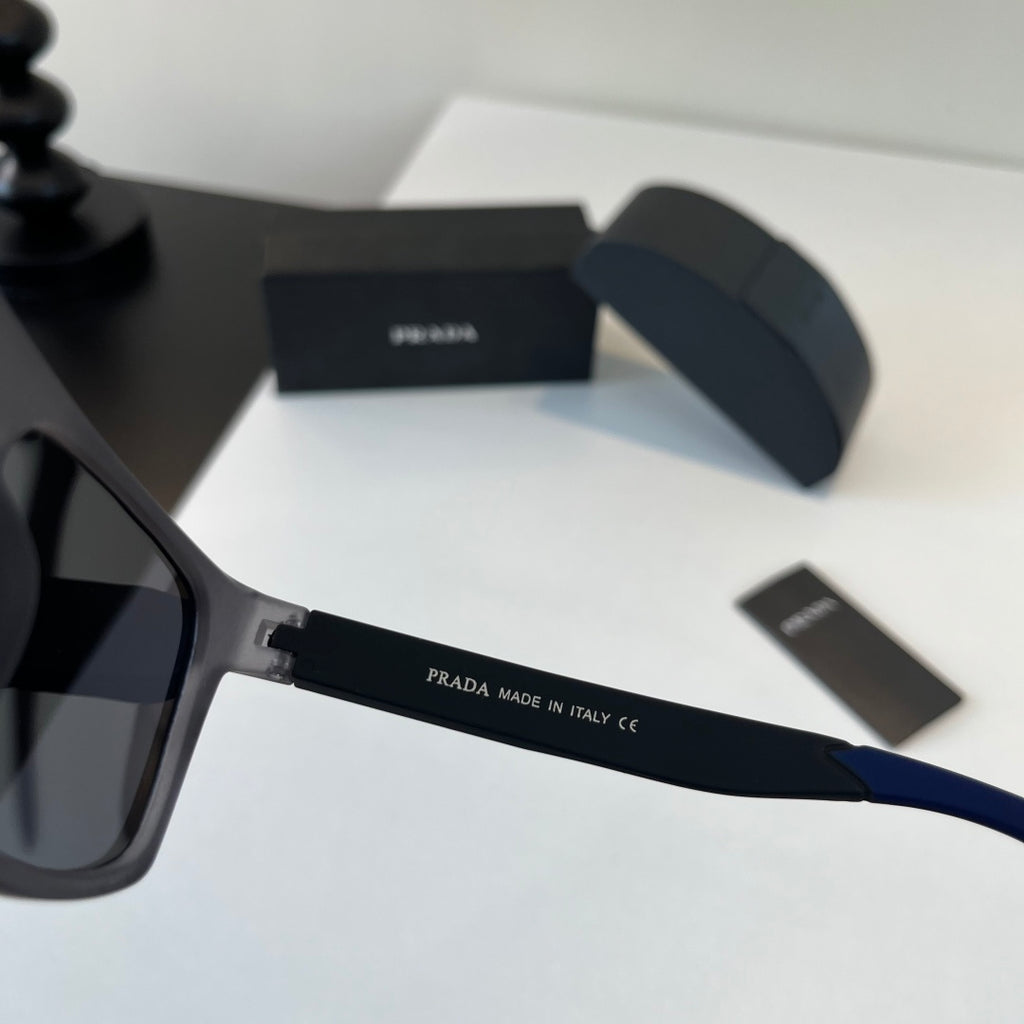 Prada Polarized Fashion Black Lens Sunglasses for Men - 358431 - detail image 11