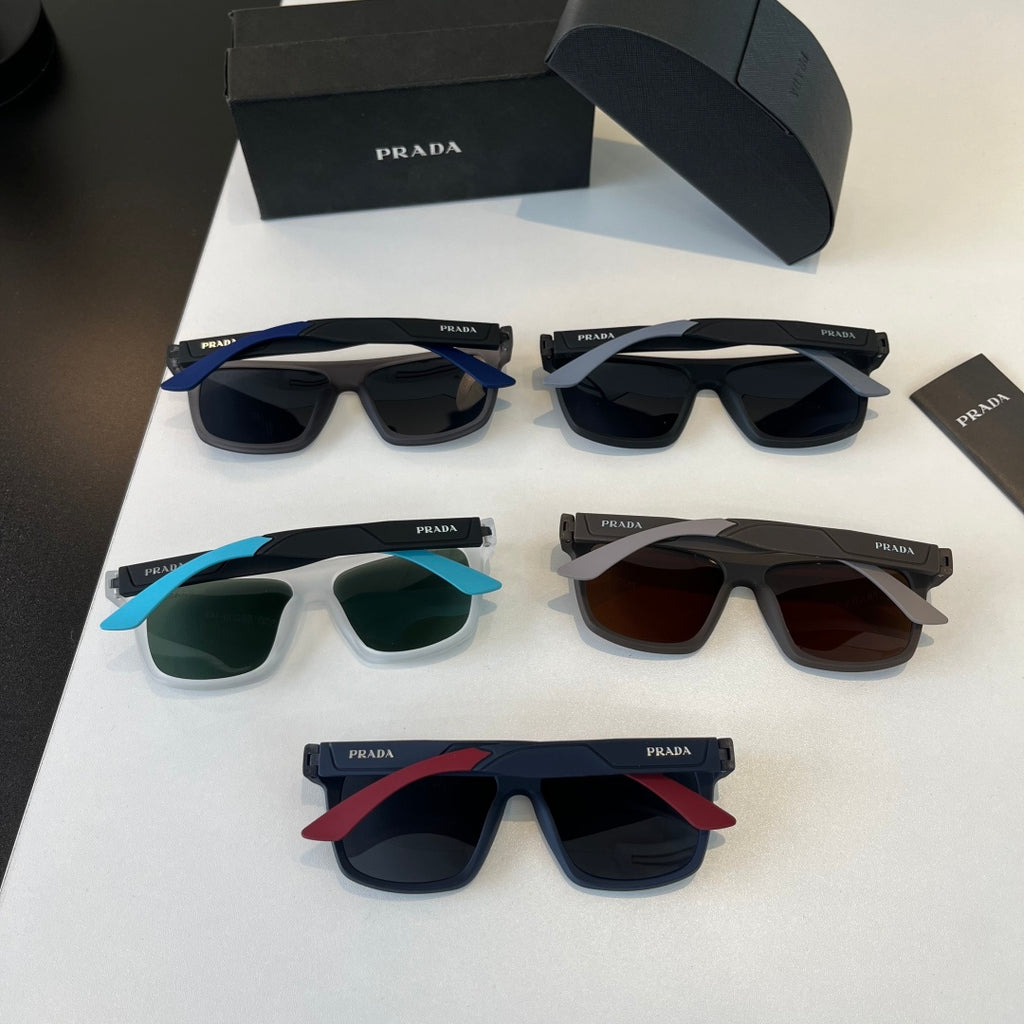 Prada Polarized Fashion Black Lens Sunglasses for Men - 358432 - detail image 12