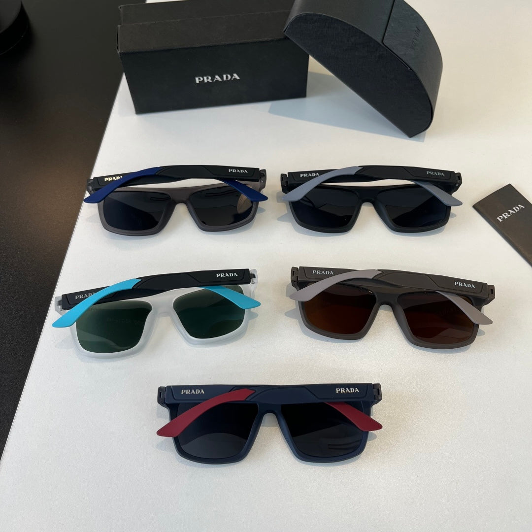 Prada Polarized Fashion Silver Lens Sunglasses for Men - 358433 - detail image 12