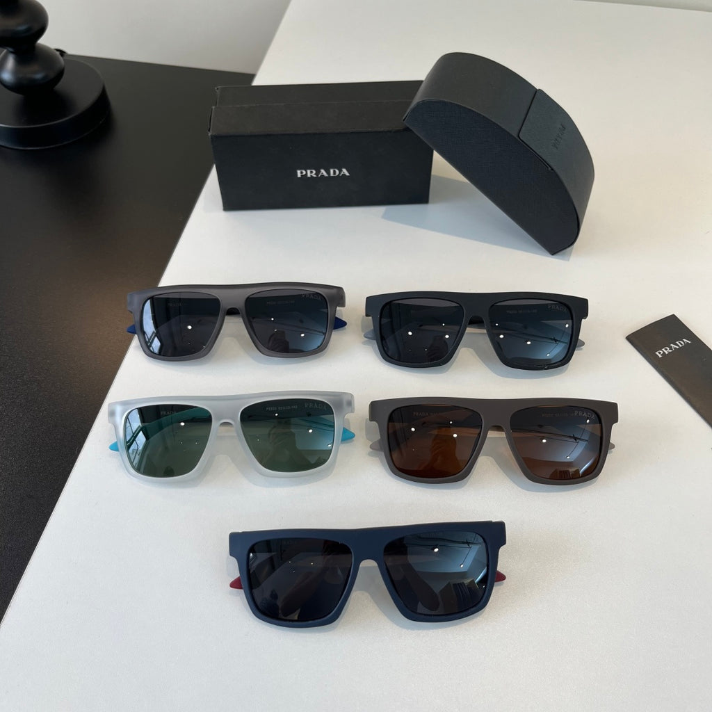 Prada Polarized Fashion Black Lens Sunglasses for Men - 358434 - detail image 11