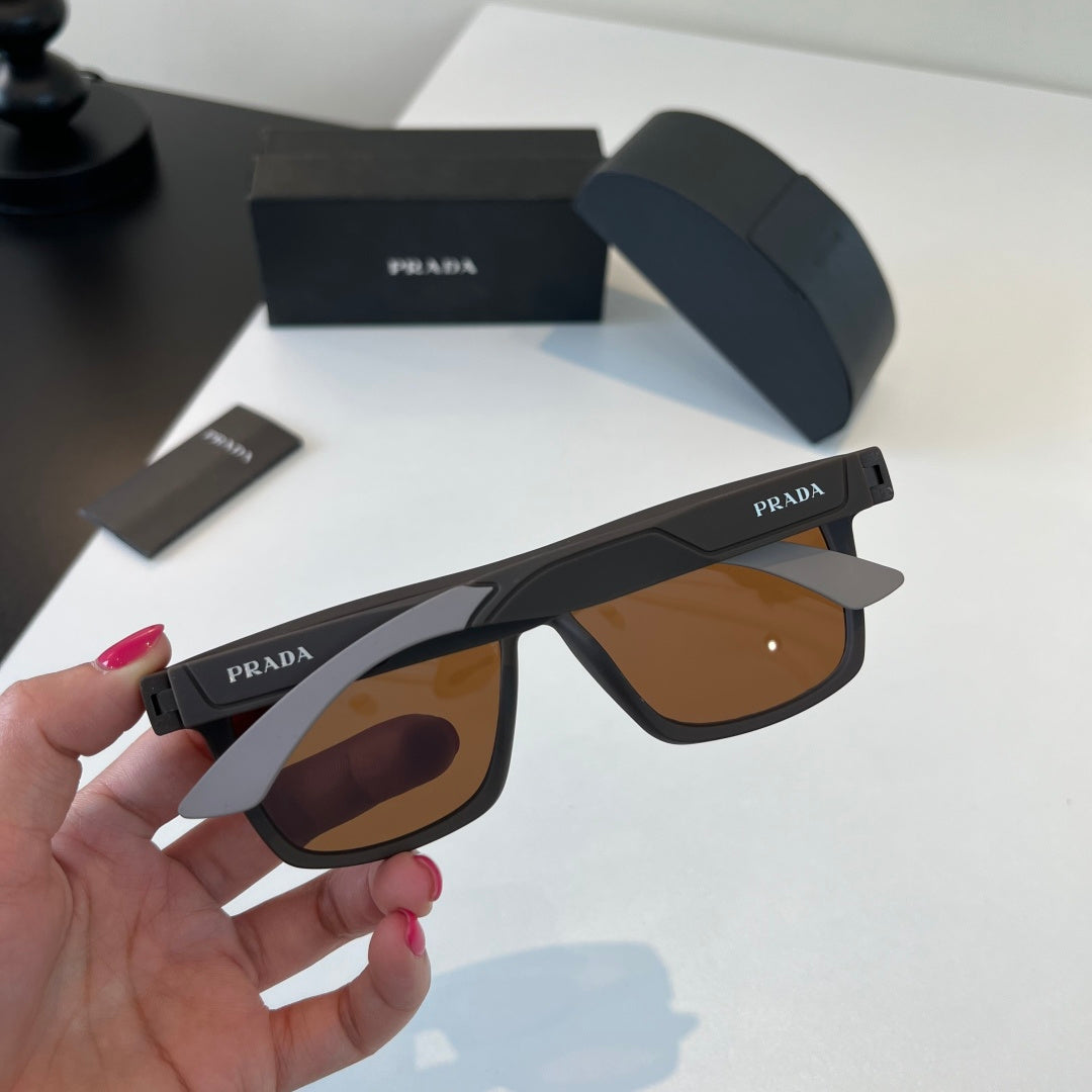 Prada Polarized Fashion Black Lens Sunglasses for Men - 358432 - detail image 8