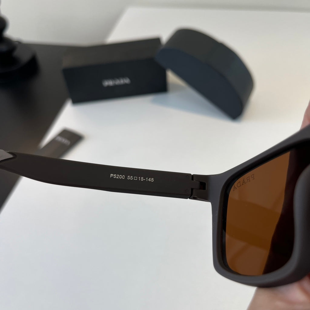 Prada Polarized Fashion Black Lens Sunglasses for Men - 358432 - detail image 9