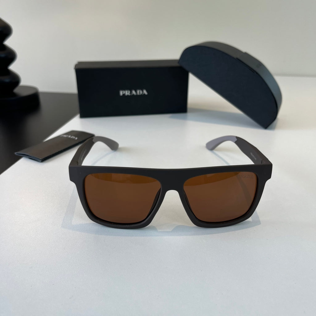 Prada Polarized Fashion Black Lens Sunglasses for Men - 358432 - detail image 2