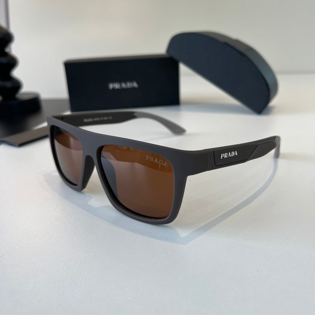 Prada Polarized Fashion Black Lens Sunglasses for Men - 358432 - detail image 3