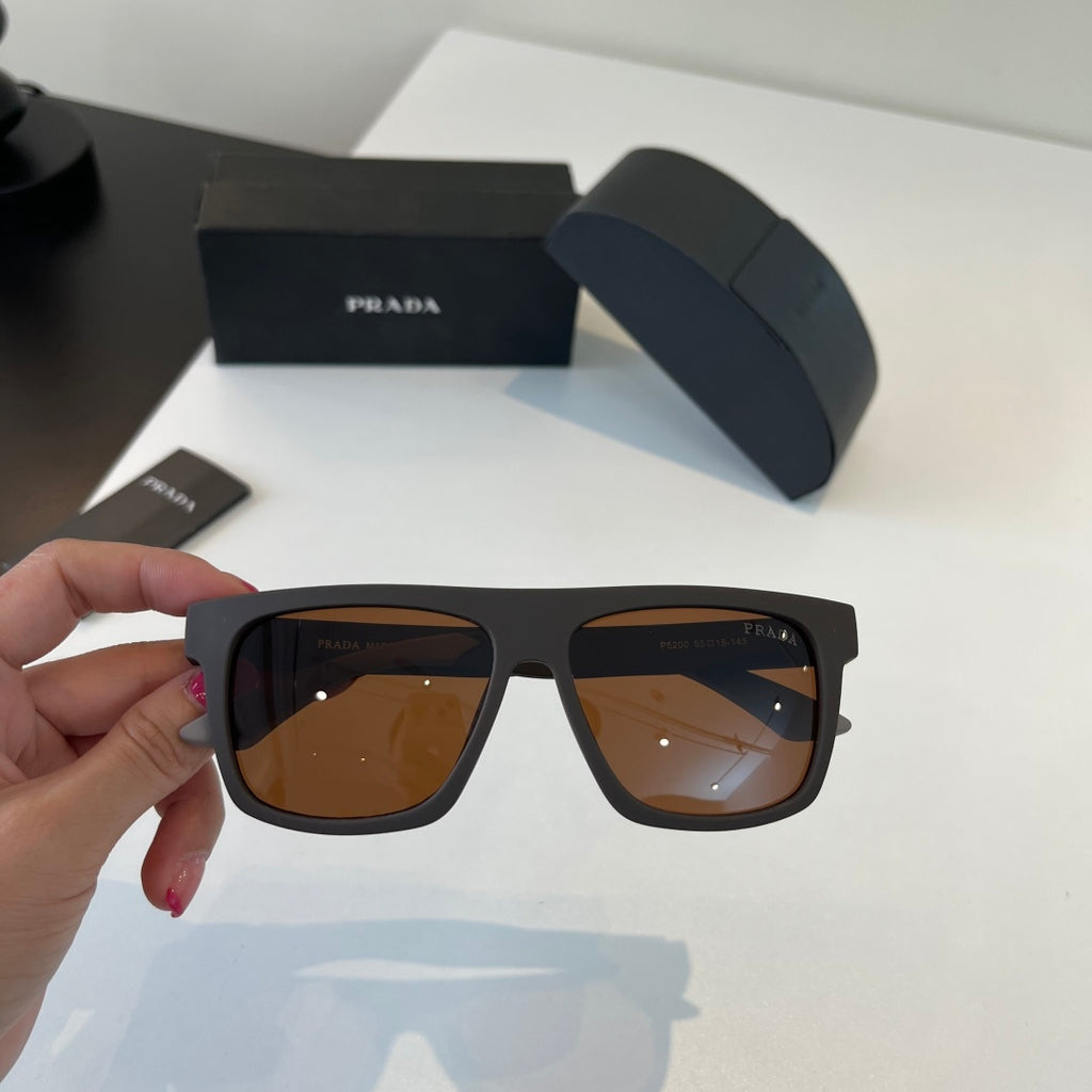 Prada Polarized Fashion Black Lens Sunglasses for Men - 358432 - detail image 5