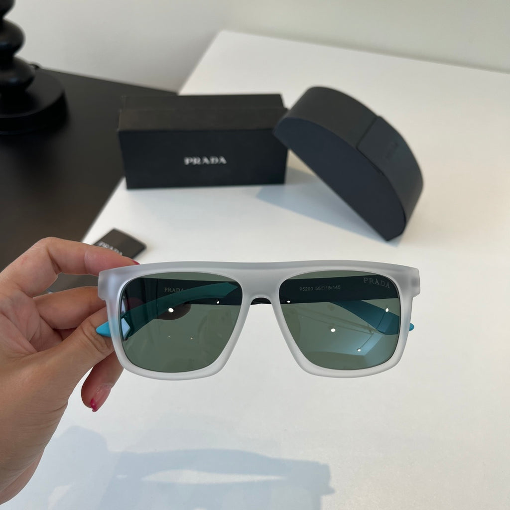 Prada Polarized Fashion Silver Lens Sunglasses for Men - 358433 - detail image 5
