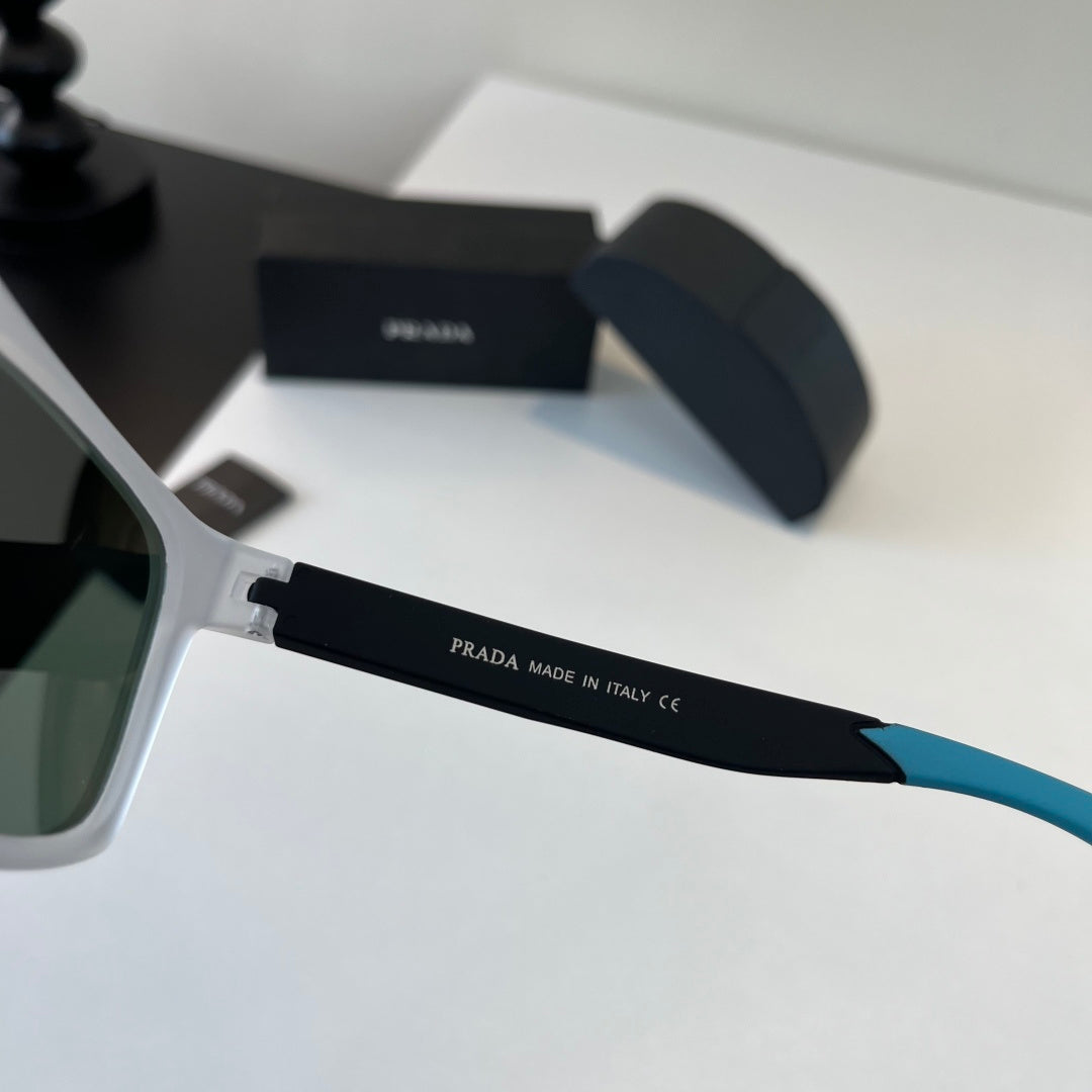 Prada Polarized Fashion Silver Lens Sunglasses for Men - 358433 - detail image 10