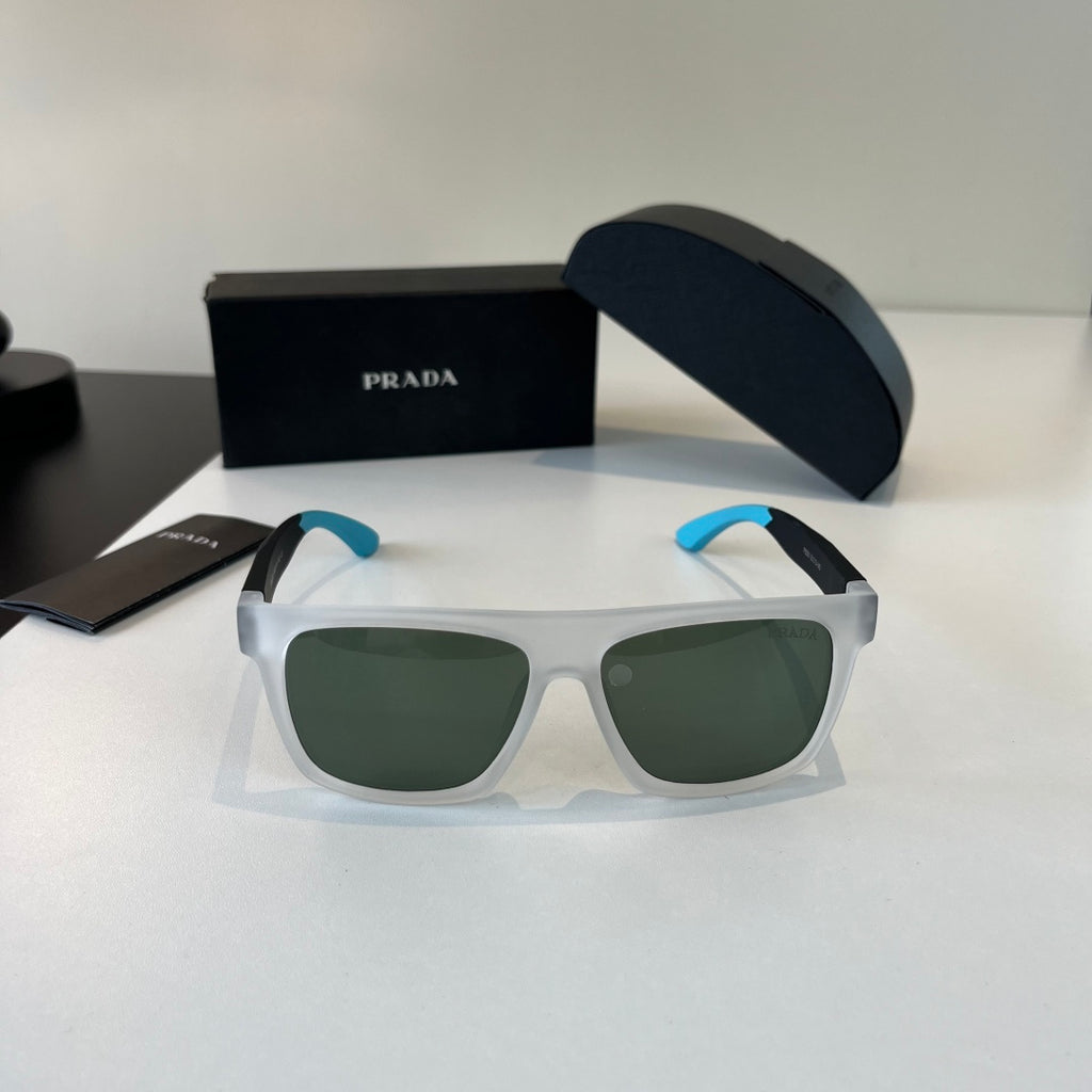 Prada Polarized Fashion Silver Lens Sunglasses for Men - 358433 - detail image 2