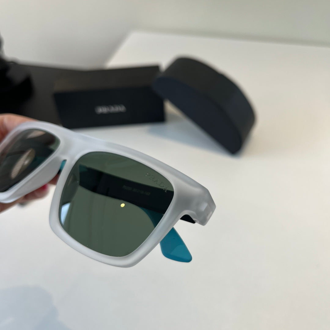 Prada Polarized Fashion Silver Lens Sunglasses for Men - 358433 - detail image 6