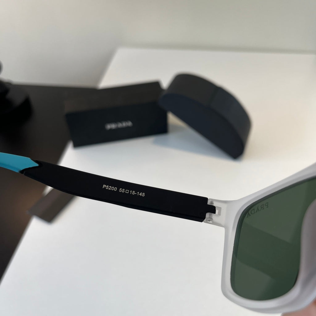Prada Polarized Fashion Silver Lens Sunglasses for Men - 358433 - detail image 9