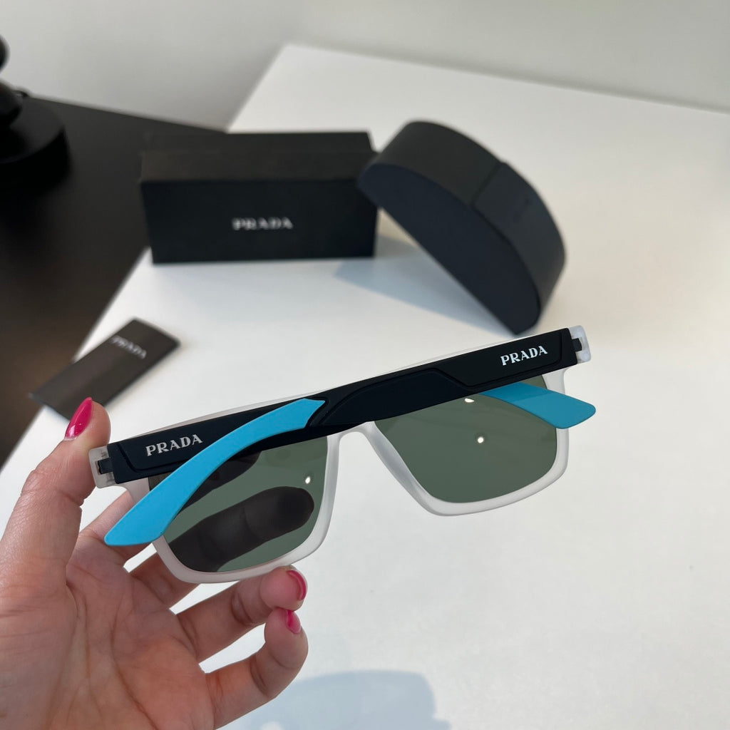 Prada Polarized Fashion Silver Lens Sunglasses for Men - 358433 - detail image 8
